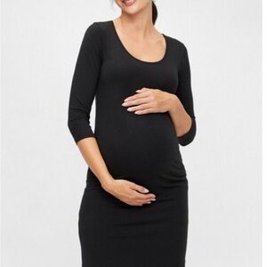 Isabel Maternity by Ingrid & Isabel Black Long Sleeve Dress